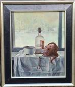 Ben Snijders (1943-heden) - Winter doorkijk vanuit het raam, Antiek en Kunst