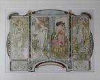 Alphonse Mucha (1860-1939) - The Flowers (one sheet)