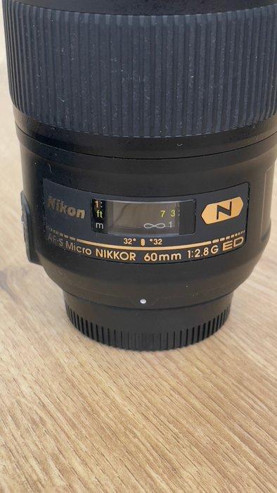 Nikon AF-S Micro NIKKOR 60mm f/2.8G ED Objectif macro, Audio, Tv en Foto, Fotocamera's Digitaal