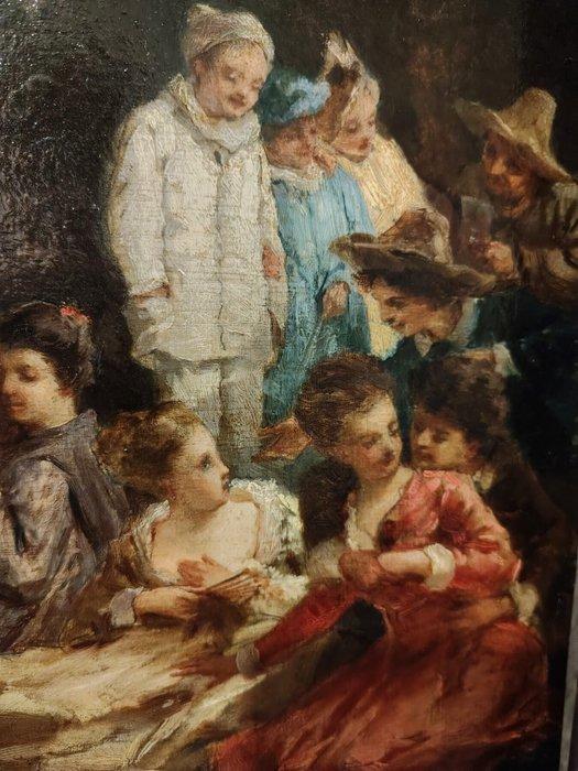 Antoine Watteau (1684–1721), Navolger van - Fête galante -, Antiek en Kunst, Kunst | Schilderijen | Klassiek