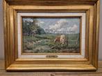 Caullet Albert (1875-1950) - Flemish school - Koeien in de, Antiquités & Art, Art | Peinture | Classique