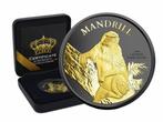 Kameroen. 500 Francs 2021 Mandrill - Gold Black Empire, Postzegels en Munten