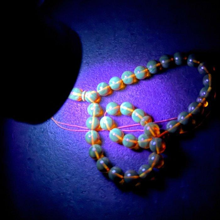 Baltisch amber tesbih gebedskralen rozenkrans, ronde bal van, Antiek en Kunst, Curiosa en Brocante