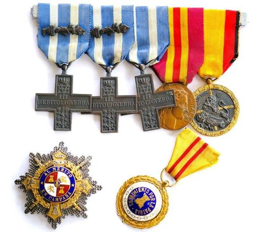 Italie - Armée/infanterie - Médaille militaire - Tableau, Verzamelen, Militaria | Tweede Wereldoorlog