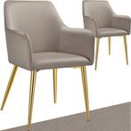 2dekans | tectake® Eetkamerstoel Avane - Fluweellook -, Huis en Inrichting, Stoelen, Ophalen of Verzenden, Nieuw
