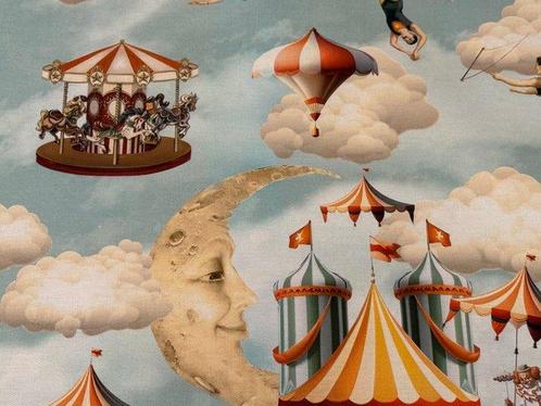 Geen reserveprijs!!! Circus van de Wolken: de Droomstof die, Antiek en Kunst, Antiek | Tapijten, Tafelkleden en Textiel