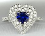 Sans Prix de Réserve - Bague - 18 carats Or blanc Saphir -, Bijoux, Sacs & Beauté