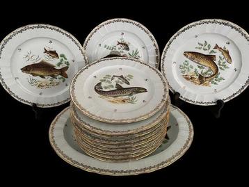 Limoges Bernardaud &Co - Service à poisson (13) - Porcelaine