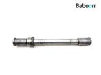 Voorwiel As Kawasaki ZXR 750 1989-1990 (ZXR750 ZX750H), Motoren, Onderdelen | Kawasaki, Verzenden, Gebruikt