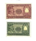 Italië. - 50 + 100 Lire 1951 - Alfa 267, 428 (Zonder, Postzegels en Munten
