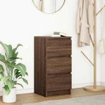 vidaXL Dressoir 37,5x35x76 cm bewerkt hout bruin, Huis en Inrichting, Kasten | Dressoirs, Verzenden, Nieuw