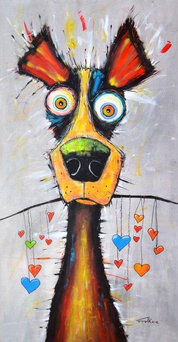 Piotr Piskorz - Love collector XXL, Antiquités & Art, Art | Peinture | Moderne