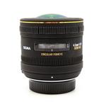 Sigma 4.5mm F2.8 DC EX HSM Fisheye Nikon F-Mount (Occ), Ophalen of Verzenden, Zo goed als nieuw