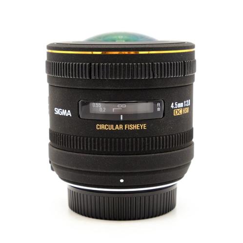 Sigma 4.5mm F2.8 DC EX HSM Fisheye Nikon F-Mount (Occ), Audio, Tv en Foto, Foto | Lenzen en Objectieven, Zo goed als nieuw, Ophalen of Verzenden