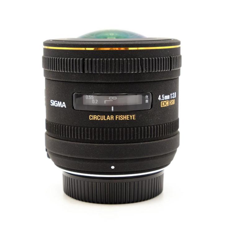 Sigma 4.5mm F2.8 DC EX HSM Fisheye Nikon F-Mount (Occ), Audio, Tv en Foto, Foto | Lenzen en Objectieven, Zo goed als nieuw, Ophalen of Verzenden