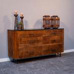 Dressoir Mangohout Levi 175 cm, Huis en Inrichting, Kasten | Dressoirs, Verzenden, Nieuw