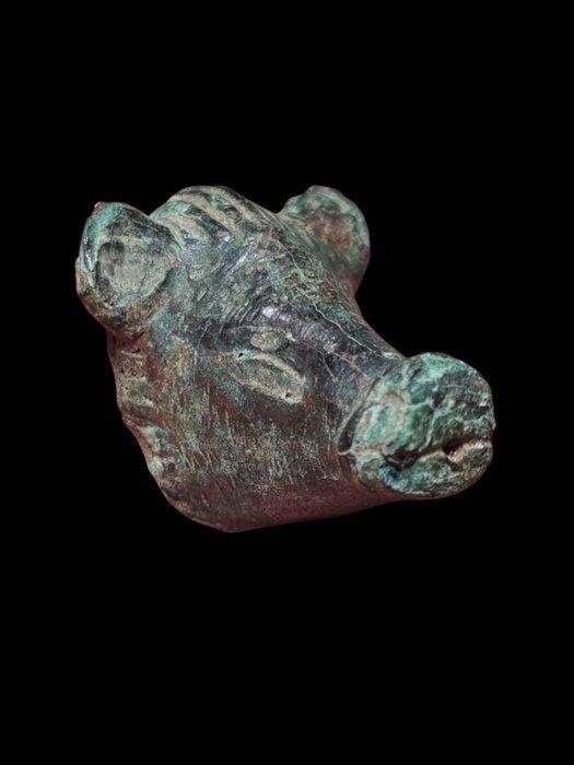 Oud-Romeins Brons, Interesting Legion Pig applique, Antiek en Kunst, Antiek | Overige Antiek