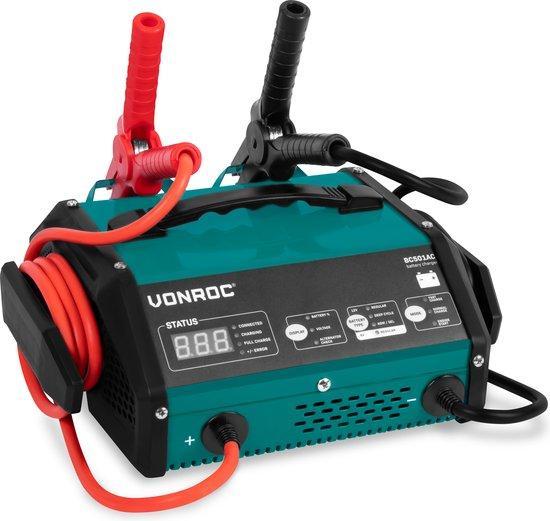 2dekans | VONROC Acculader met jump starter – Max. 15A –, Doe-het-zelf en Bouw, Gereedschap | Overige machines, Ophalen of Verzenden