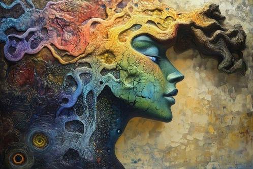 CoCo - Elemental Goddess - XXL, Antiek en Kunst, Kunst | Schilderijen | Modern