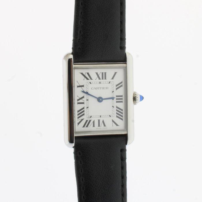 Cartier - Cartier Tank WSTA0059 - Acero - Full Set 2023 -, Bijoux, Sacs & Beauté, Montres | Hommes