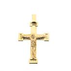 Gouden hanger van kruis met corpus (religieus, kruis hanger), Ophalen of Verzenden