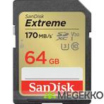 SanDisk Extreme 64GB SDXC Geheugenkaart, Verzenden