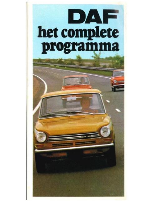 1970 DAF PROGRAMMA VARIOMATIC BROCHURE NEDERLANDS, Boeken, Auto's | Folders en Tijdschriften
