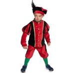 Pietenpak Kind Katoen Rood/Zwart, Verzenden, Nieuw