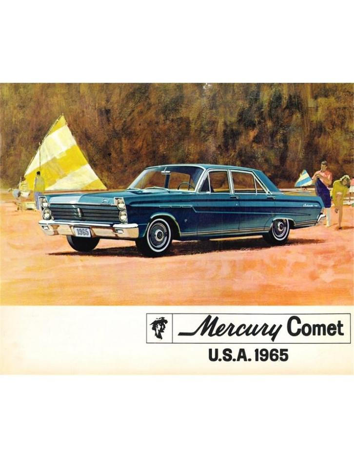 1965 MERCURY COMET BROCHURE DUITS, Livres, Autos | Brochures & Magazines