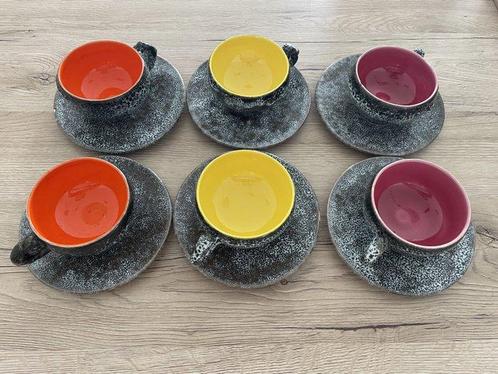 Vallauris - Service à café pour 6 personnes (6) - Vallauris, Antiek en Kunst, Antiek | Meubels | Tafels