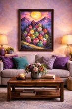 Jean Claude Dery - Tableau acrylique représentant un, Antiek en Kunst