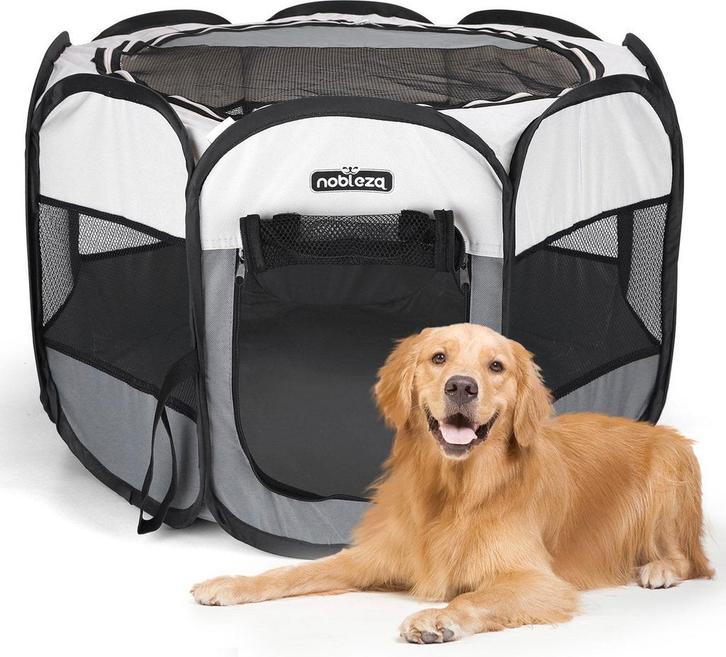 Puppyren - Hondenren- Dierenren - 125x125x58 cm - Nobleza •, Dieren en Toebehoren, Overige Dieren-accessoires, Verzenden