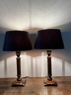 Tafellamp (2) - Neoklassieke styl tafel lampen - Hout -, Antiek en Kunst
