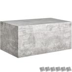 tectake Salontafel Lasley, draagkracht 45 kg - Betonlook, 90, Huis en Inrichting, Tafels | Salontafels, Verzenden, Nieuw