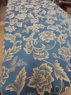 Meubelstof - 2.7 cm - 2.8 cm - TESSUTO BAROCCO BLUE ORO, Antiek en Kunst