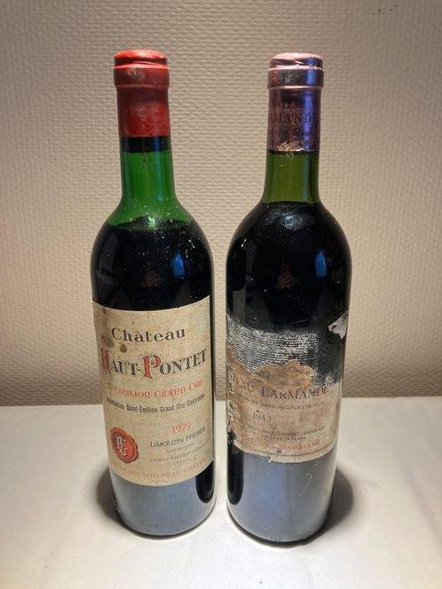 1979 Château Haut-Pontet 1988 Château Larmande 1978 Château, Verzamelen, Wijnen