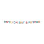 Letterslinger Welkom Sint & Piet 1,5m, Verzenden, Nieuw