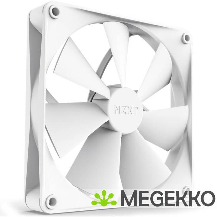 NZXT F140P - 140mm Static Pressure - Single - White, Computers en Software, Computerkoelers, Nieuw, Verzenden