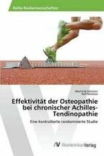 Effektivitat der Osteopathie bei chronischer, Livres, Holscher Mechtild, Verzenden