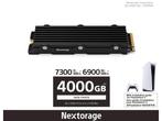 Veiling - Nextorage 4TB Internal SSD Work with Playstation 5, Games en Spelcomputers, Spelcomputers | Sony PlayStation 5, Nieuw