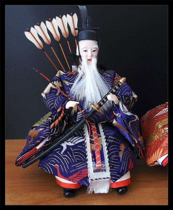 Poupées Hina Niagyo - Zijde - Japan - Shwa periode, Antiek en Kunst, Antiek | Overige Antiek
