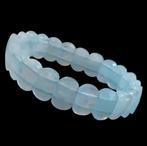 Bracelet facetté en Aigue-marine de qualité supérieure.