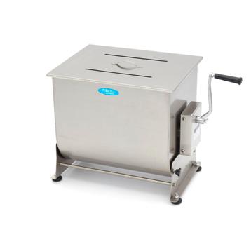 Vleesmenger 60 L - 55 Kg Vlees - Kantelbare Kom - Handmatig, Verzenden