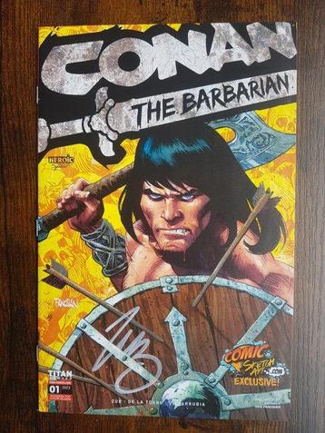 Conan the Barbarian #1 - Comic Sketch Art Dan Panosian, Nieuw