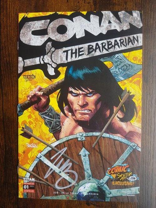 Conan the Barbarian #1 - Comic Sketch Art Dan Panosian, Boeken, Strips | Comics