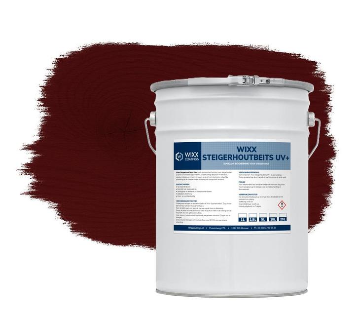 Wixx Steigerhoutbeits UV+ Mahonie 5L, Doe-het-zelf en Bouw, Verf, Beits en Lak, Nieuw, Verzenden