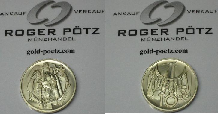 Brd Husterprobe zilver 2003 Gerhard Semper st zilver, Postzegels en Munten, Munten | Europa | Euromunten, België, Verzenden