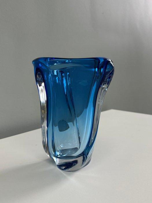 Val Saint Lambert - Vaas - Mulette - Kristal, Antiek en Kunst, Antiek | Glaswerk en Kristal