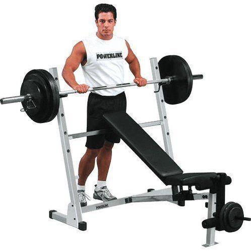 Powerline POB44X - Halterbank - Incline/Flat/Decline, Sport en Fitness, Fitnessmaterialen, Nieuw, Verzenden