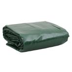 vidaXL Dekzeil 650 g/m² 4x4 m groen, Verzenden, Nieuw